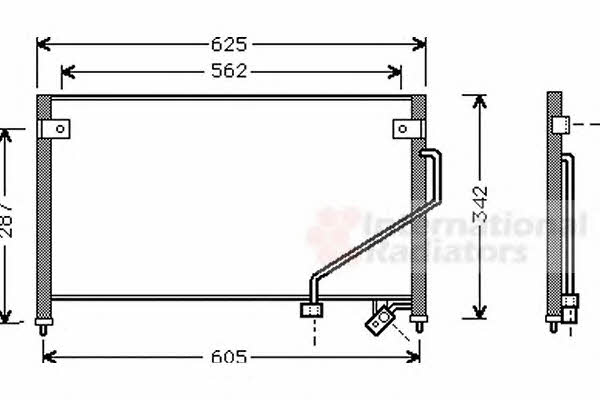 Van Wezel 27005129 Радіатор кондиціонера (Конденсатор) 27005129: Приваблива ціна - Купити у Польщі на 2407.PL!