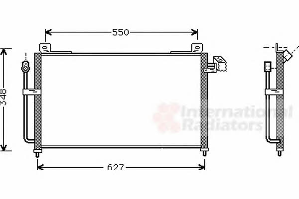 Van Wezel 27005141 Радіатор кондиціонера (Конденсатор) 27005141: Приваблива ціна - Купити у Польщі на 2407.PL!