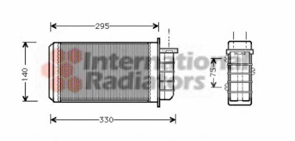 Van Wezel 17006183 Радиатор отопителя салона 17006183: Отличная цена - Купить в Польше на 2407.PL!