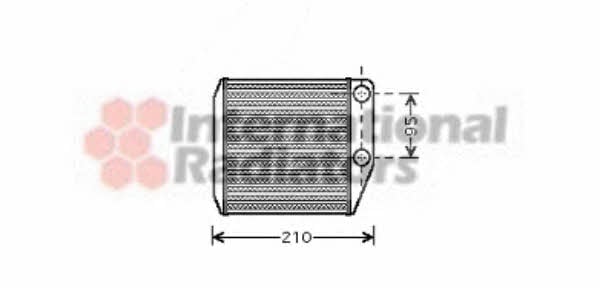 Van Wezel 17006313 Heat exchanger, interior heating 17006313: Buy near me at 2407.PL in Poland at an Affordable price!