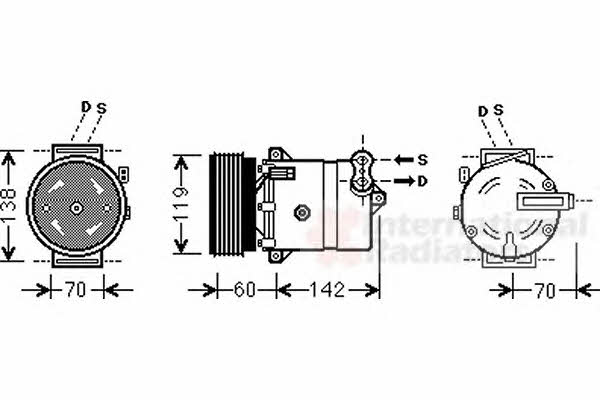 Van Wezel 1700K383 Kompressor klimaanlage 1700K383: Kaufen Sie zu einem guten Preis in Polen bei 2407.PL!