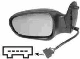 Van Wezel 1867808 Rearview mirror external right 1867808: Buy near me in Poland at 2407.PL - Good price!