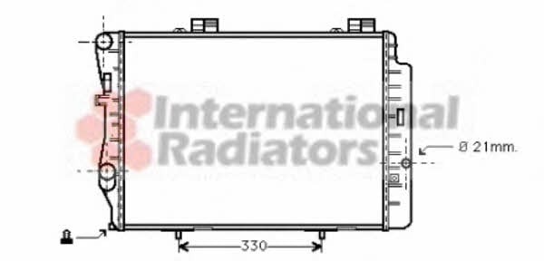 Van Wezel 30002212 Radiator, engine cooling 30002212: Buy near me in Poland at 2407.PL - Good price!