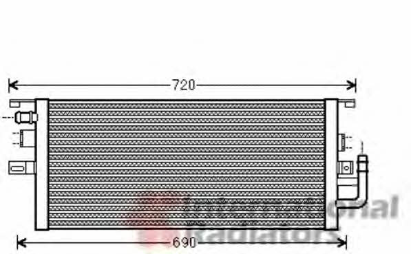 Van Wezel 30002487 Radiator, engine cooling 30002487: Buy near me in Poland at 2407.PL - Good price!