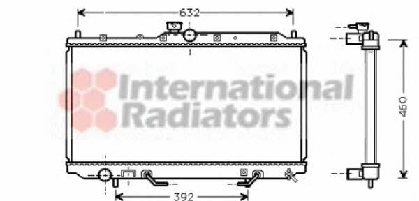 Van Wezel 32002153 Radiator, engine cooling 32002153: Buy near me at 2407.PL in Poland at an Affordable price!