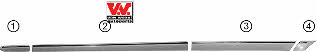 Van Wezel 3032422 Front fender trim right 3032422: Buy near me in Poland at 2407.PL - Good price!