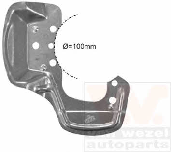 Van Wezel 3778372 Brake dust shield 3778372: Buy near me in Poland at 2407.PL - Good price!