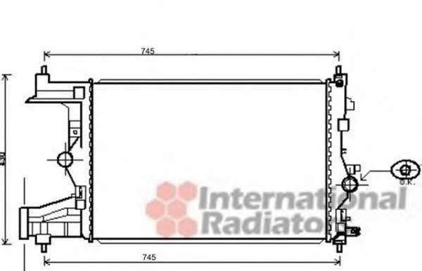 Van Wezel 37002484 Radiator, engine cooling 37002484: Buy near me at 2407.PL in Poland at an Affordable price!