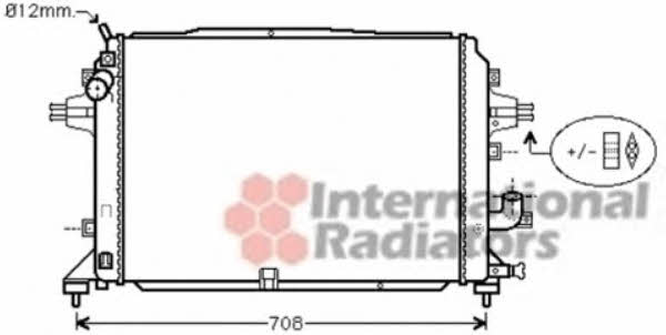 Van Wezel 37002489 Радиатор охлаждения двигателя 37002489: Отличная цена - Купить в Польше на 2407.PL!