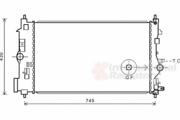 Van Wezel 37002591 Радиатор охлаждения двигателя 37002591: Отличная цена - Купить в Польше на 2407.PL!