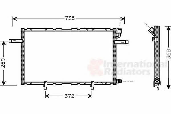 Van Wezel 37005297 Cooler Module 37005297: Buy near me in Poland at 2407.PL - Good price!