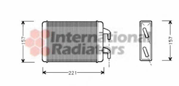 Van Wezel 37006007 Радиатор отопителя салона 37006007: Отличная цена - Купить в Польше на 2407.PL!