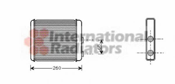 Van Wezel 37006260 Радиатор отопителя салона 37006260: Отличная цена - Купить в Польше на 2407.PL!