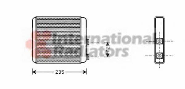 Van Wezel 37006321 Радиатор отопителя салона 37006321: Отличная цена - Купить в Польше на 2407.PL!