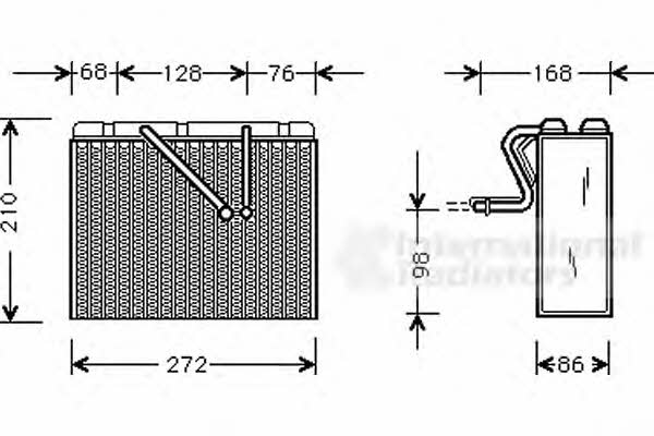 Van Wezel 3700V300 Испаритель кондиционера 3700V300: Отличная цена - Купить в Польше на 2407.PL!