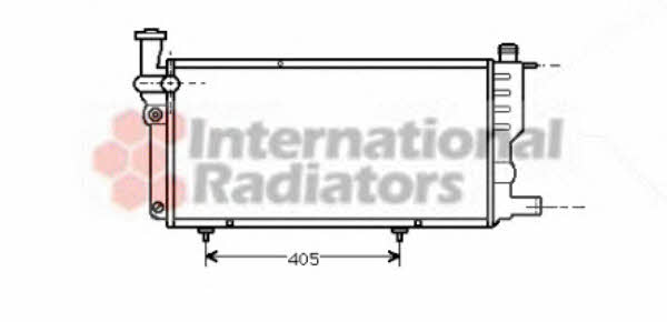 Van Wezel 40002099 Радіатор охолодження двигуна 40002099: Приваблива ціна - Купити у Польщі на 2407.PL!