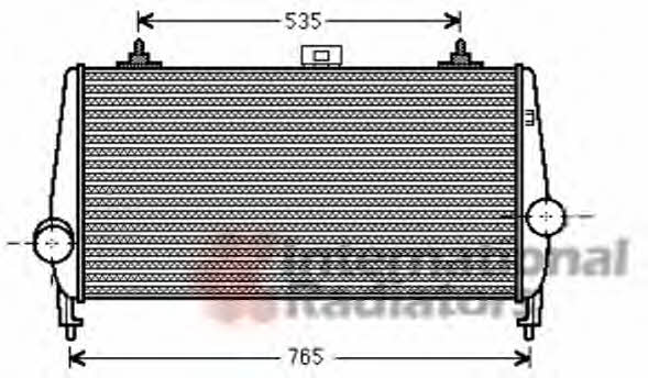 Van Wezel 40004338 Chłodnica powietrza doładowującego (intercooler) 40004338: Dobra cena w Polsce na 2407.PL - Kup Teraz!