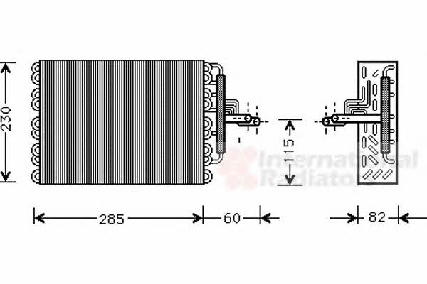 Van Wezel 4000V002 Випарювач кондиціонеру 4000V002: Приваблива ціна - Купити у Польщі на 2407.PL!