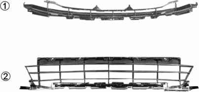 Van Wezel 4029594 Front bumper grill 4029594: Buy near me in Poland at 2407.PL - Good price!