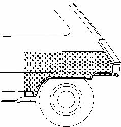 Van Wezel 4342145 Часть ремонтная крыла заднего левого 4342145: Купить в Польше - Отличная цена на 2407.PL!