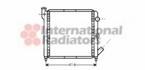 Van Wezel 43002063 Радиатор охлаждения двигателя 43002063: Отличная цена - Купить в Польше на 2407.PL!