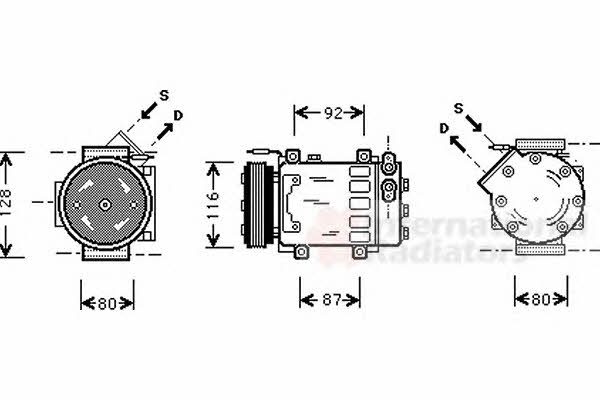 Van Wezel 4300K079 Kompressor klimaanlage 4300K079: Kaufen Sie zu einem guten Preis in Polen bei 2407.PL!