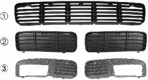 Van Wezel 5826590 Front bumper grill 5826590: Buy near me in Poland at 2407.PL - Good price!