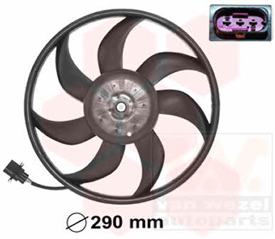 Van Wezel 5827745 Вентилятор радиатора охлаждения 5827745: Отличная цена - Купить в Польше на 2407.PL!