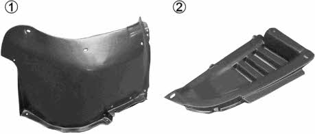Van Wezel 4345438 Front right liner 4345438: Buy near me in Poland at 2407.PL - Good price!