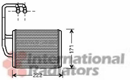 Van Wezel 83006076 Радиатор отопителя салона 83006076: Купить в Польше - Отличная цена на 2407.PL!