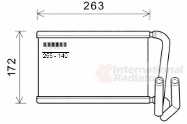 Van Wezel 83006169 Радиатор отопителя салона 83006169: Отличная цена - Купить в Польше на 2407.PL!