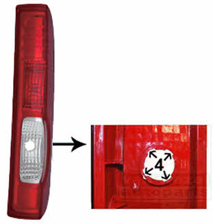 Van Wezel 4395932 Tail lamp right 4395932: Buy near me in Poland at 2407.PL - Good price!