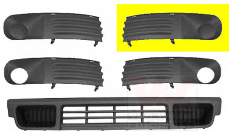 Van Wezel 5896591 Front bumper grille (plug) left 5896591: Buy near me in Poland at 2407.PL - Good price!