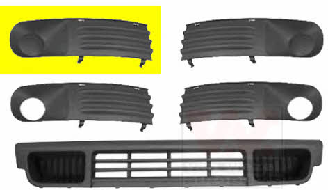Van Wezel 5896592 Front bumper grille (plug) right 5896592: Buy near me in Poland at 2407.PL - Good price!