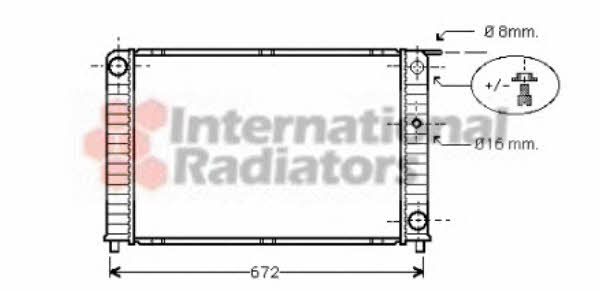 Van Wezel 59002088 Радіатор охолодження двигуна 59002088: Приваблива ціна - Купити у Польщі на 2407.PL!