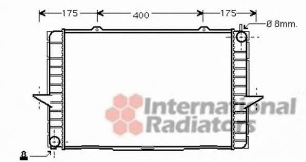 Van Wezel 59002148 Radiator, engine cooling 59002148: Buy near me at 2407.PL in Poland at an Affordable price!