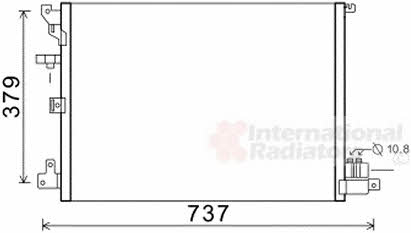 Van Wezel 59005152 Радиатор кондиционера (Конденсатор) 59005152: Отличная цена - Купить в Польше на 2407.PL!