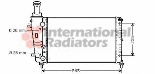 Van Wezel 73002066 Радіатор охолодження двигуна 73002066: Приваблива ціна - Купити у Польщі на 2407.PL!