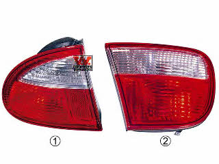 Van Wezel 4934933 Tail lamp inner left 4934933: Buy near me in Poland at 2407.PL - Good price!