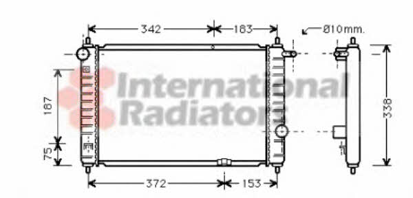 Van Wezel 81002007 Radiator, engine cooling 81002007: Buy near me at 2407.PL in Poland at an Affordable price!
