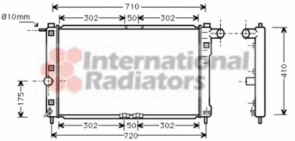 Van Wezel 81002009 Радиатор охлаждения двигателя 81002009: Отличная цена - Купить в Польше на 2407.PL!