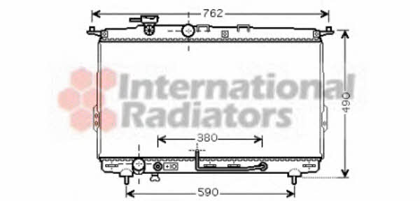 Van Wezel 82002107 Radiator, engine cooling 82002107: Buy near me in Poland at 2407.PL - Good price!