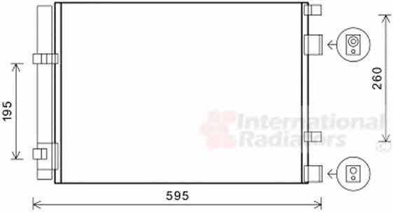 Van Wezel 82005268 Радіатор кондиціонера (Конденсатор) 82005268: Приваблива ціна - Купити у Польщі на 2407.PL!