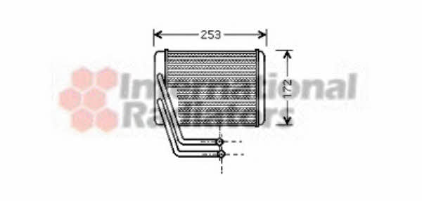 Van Wezel 82006144 Heat exchanger, interior heating 82006144: Buy near me in Poland at 2407.PL - Good price!