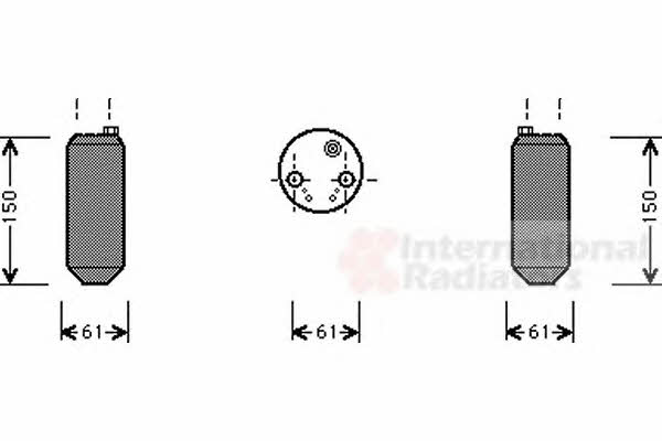 Van Wezel 8200D001 Осушитель кондиционера 8200D001: Отличная цена - Купить в Польше на 2407.PL!