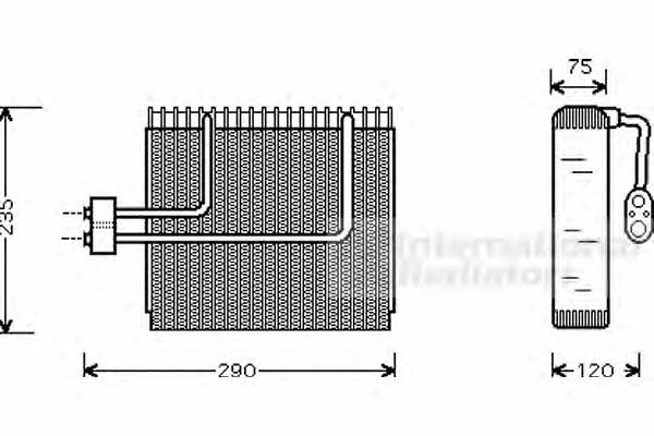 Van Wezel 8200V002 Випарювач кондиціонеру 8200V002: Купити у Польщі - Добра ціна на 2407.PL!