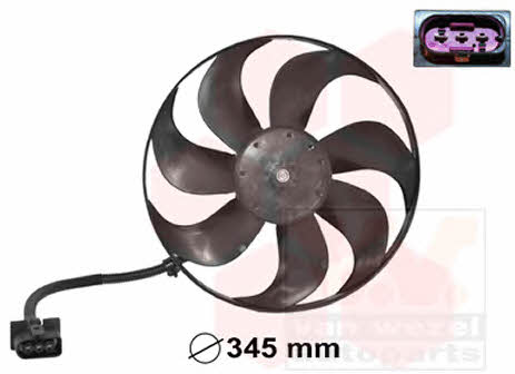 Van Wezel 5888744 Hub, engine cooling fan wheel 5888744: Buy near me in Poland at 2407.PL - Good price!