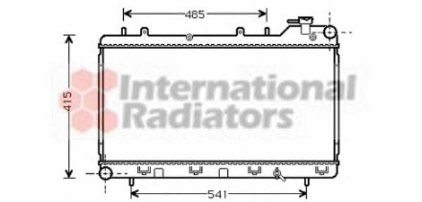 Van Wezel 51002015 Radiator, engine cooling 51002015: Buy near me in Poland at 2407.PL - Good price!