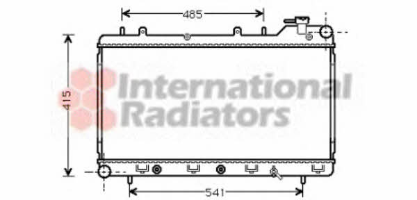 Van Wezel 51002016 Radiator, engine cooling 51002016: Buy near me at 2407.PL in Poland at an Affordable price!