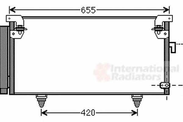 Van Wezel 51005073 Радіатор кондиціонера (Конденсатор) 51005073: Приваблива ціна - Купити у Польщі на 2407.PL!